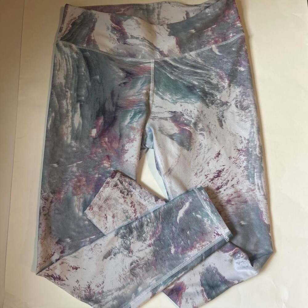 Fabletics Activewear Leggings Size S Multicolored Tie Dye High Waisted